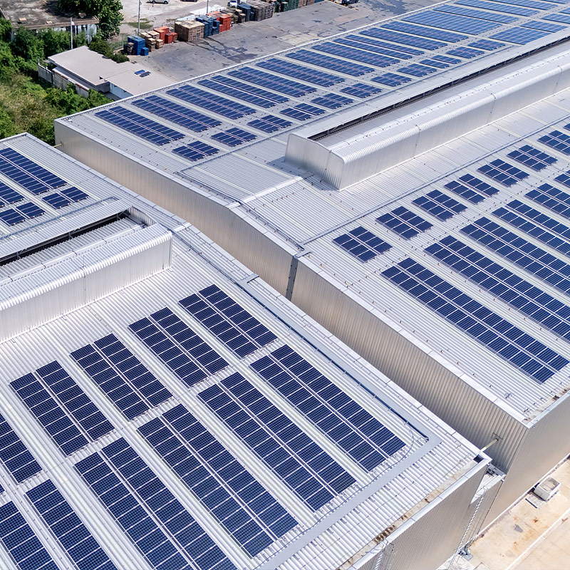 Color Steel Tile Solar Rooftop Mounting System Solution