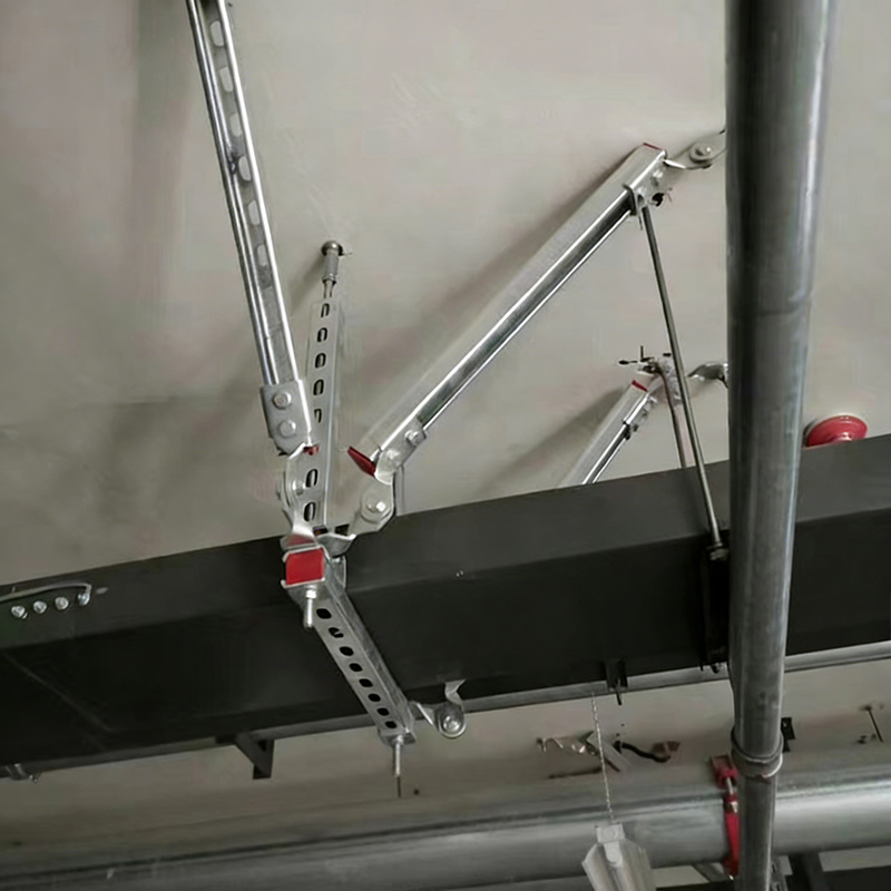 Bidirectional seismic support for bridge frame